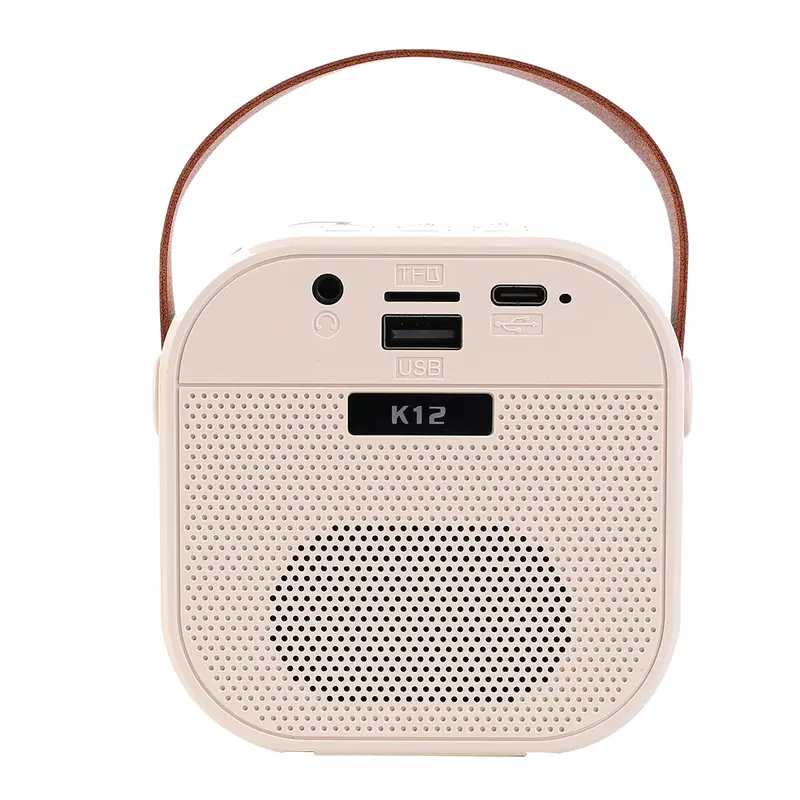 Mini Bluetooth Karaoke Machine with 2 Wireless Microphones and RGB Colorful Light, USB Rechargeable Stereo Sound KTV Karaoke Speaker Sound System Audio for Kids Adults Gifts, Birthday Present, Children's Day Gift For Girls Boys 6
