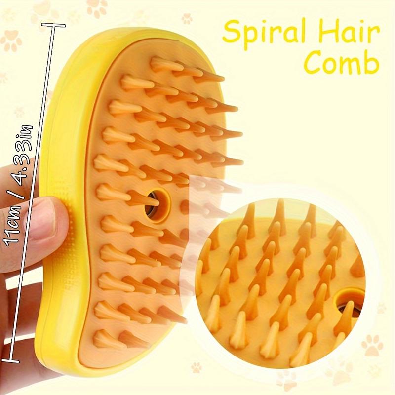 Product Introduction of Self-Cleaning Massage Comb for Cats and Dogs - Electric Pet Grooming Brush with Charging and Floating Design - Removes Tangled and Loose Hair, Provides Relaxing Massage and Steam Treatment 0