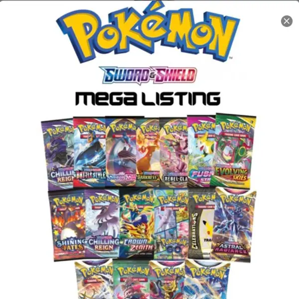 Sword and shield mega listing  (Trading cards)