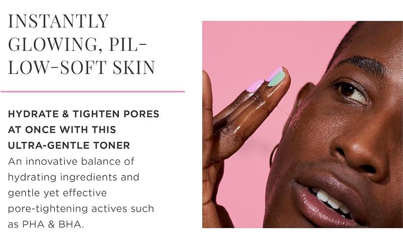 Product Introduction of Mini Watermelon Glow BHA + PHA Pore-Tight Mild Exfoliating TonerToner - with Hyaluronic Acid, Cactus Water, Soothing Cucumber + Tea Tea Extract, Travel-Size (40ml / 1.35oz) 3