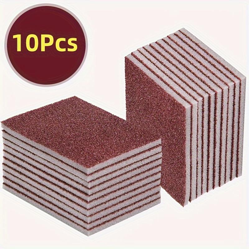 10Pcs - Premium Diamond-Coated Sponge Wipes - Effortless Kitchen Cleaning Magic for Pot Bottom, Cutting Board, Rust Stainless Steel Pot, and Dish Washing with Double Effect 3
