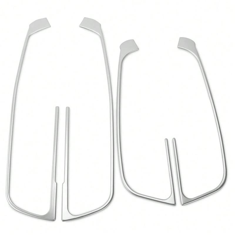 4pcs Stainless Steel Window Glass Lifting Buttons Frame Cover Trim For Audi A3 8V 2013-2020 Car Door Armrest Panel Decoration 6