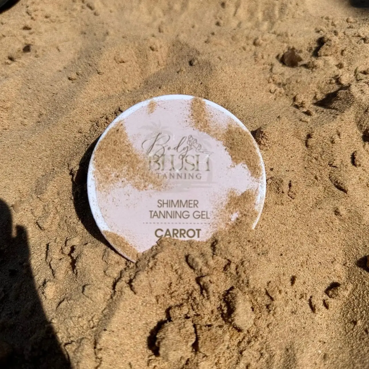 BodyBlushTanning Carrot Shimmer Intensifying Tanning Gel for Skincare