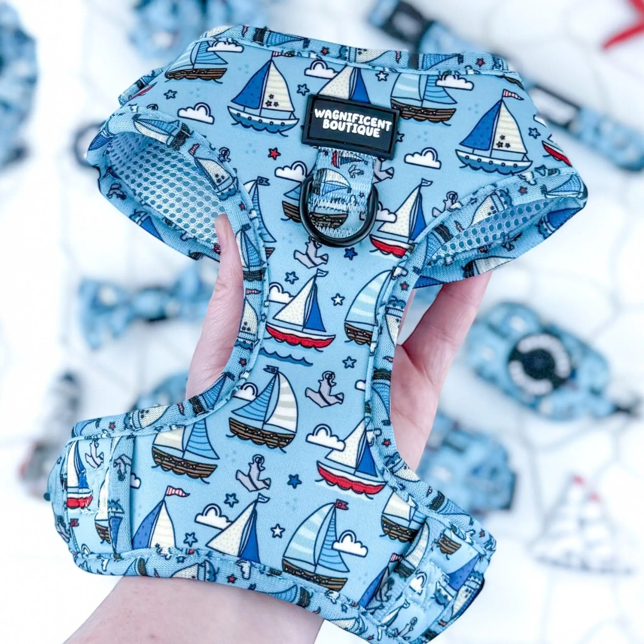 Barking Boats Adjustable Dog Harness