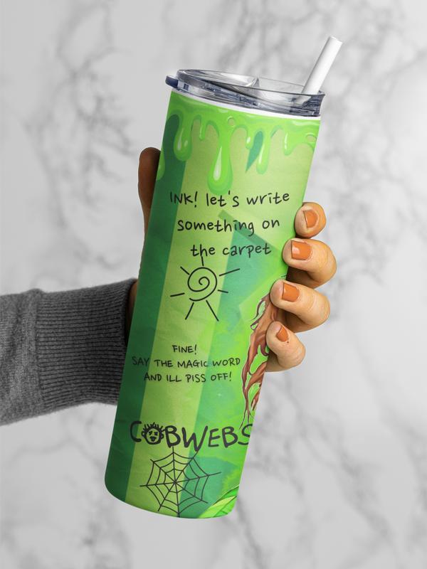Drop Dead Fred, Snotface 20oz Tumbler Cup, Insulated Tumbler,drop dead Fred movie Quote, 20oz Tumbler, Be Different Design, 20oz Skinny Tumbler, Cup, Bottle, Drinkware, Cup, Insulated Tumbler.  Stylish Insulation 1