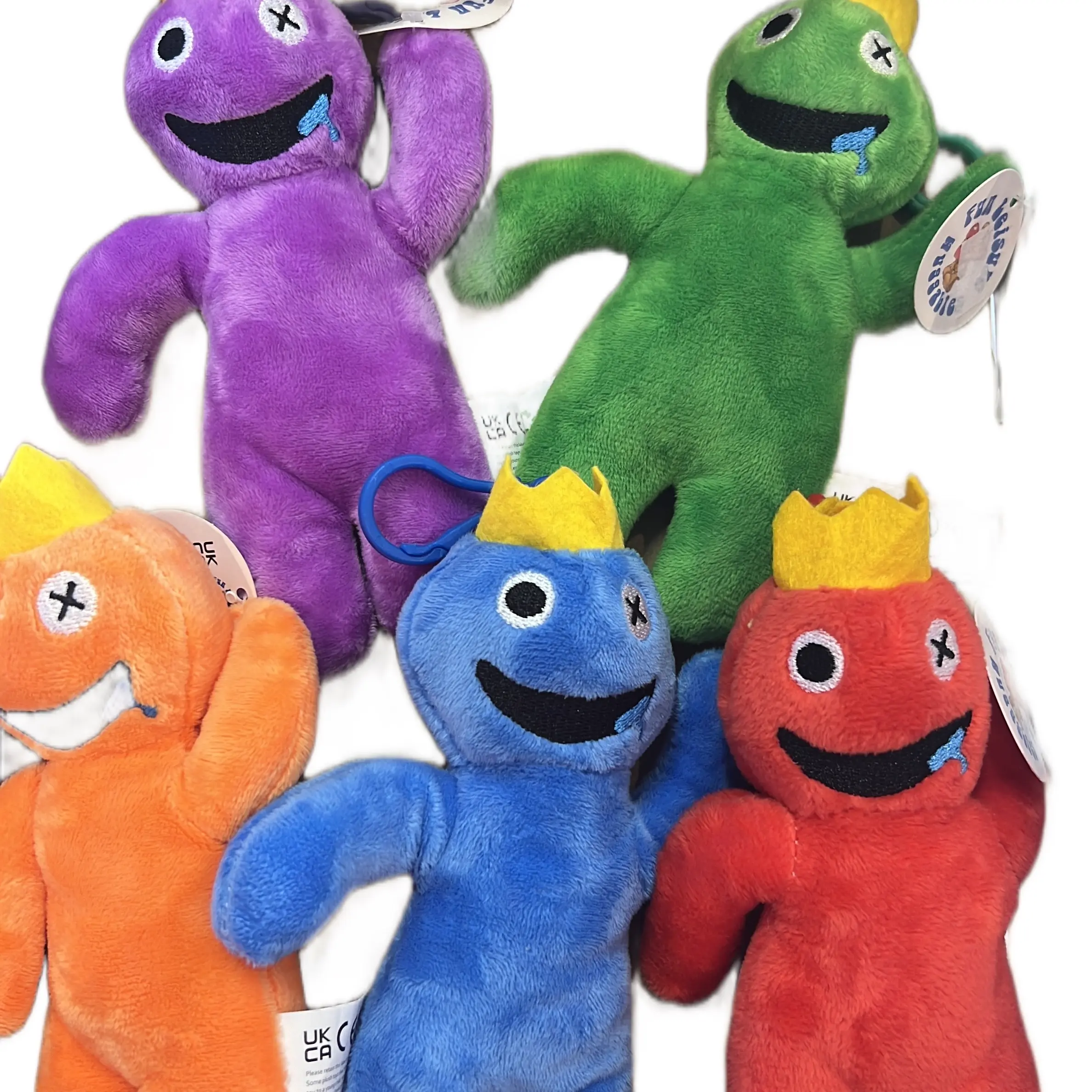 Rainbow Friends soft plush bag clip children’s soft toy
