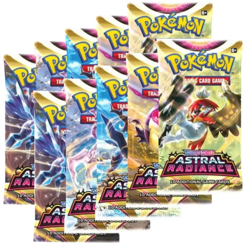 10x Pokémon TCG: Astral Radiance Booster Packs *** OVER 2950 PACKS SOLD - SHIPPED SEALED *** 0
