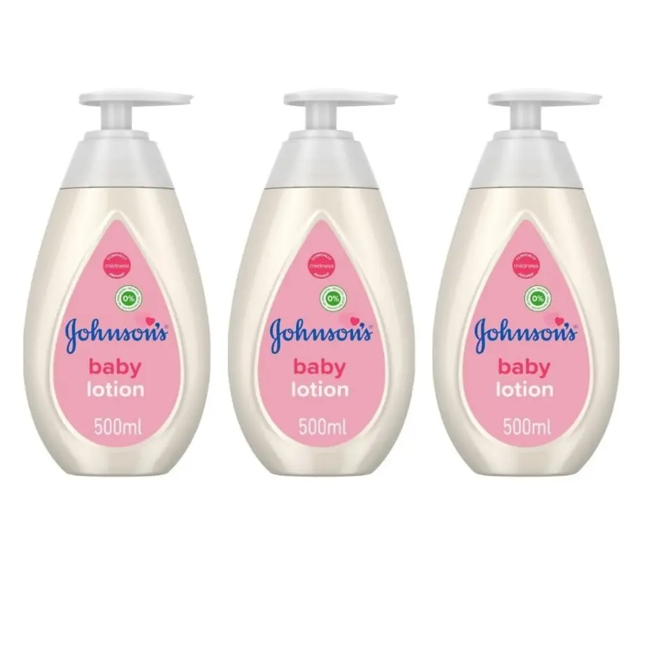 Johnson's Baby Lotion Pump 500ml - Pack of 3