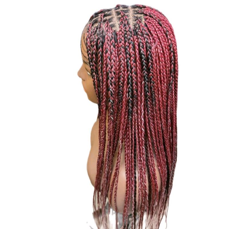 Product Introduction of Box braided Wig with 7x7 Closure for Women. 8