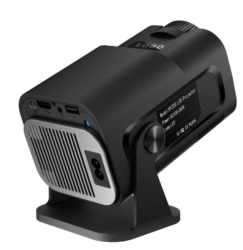 Transpeed Magcubic HY320 Smart Mini Projector 4K 1080P Native Portable DualWiFi6 BT5.0 Cinema Outdoor Portable 180° Rotable Projector Android Audio 9