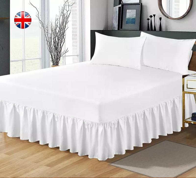 Product Introduction of Luxury Hotel Quality Egyptian Extra Deep Valance Fitted Sheets - 100% Poly Cotton for Single, Double, King, and Super King Sizes, Available in Multiple Colors and All Sizes Available ,High-Quality Valance Bed Sheet single soft bedding sets deep fitted 8