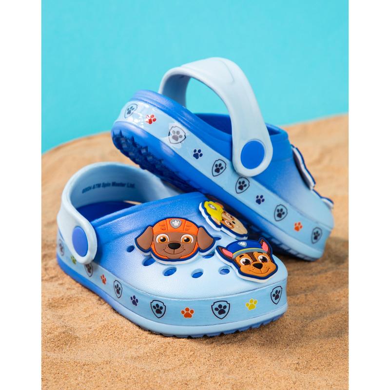 Vanilla Underground x Paw Patrol Boys Blue Multi Badge Clogs 1