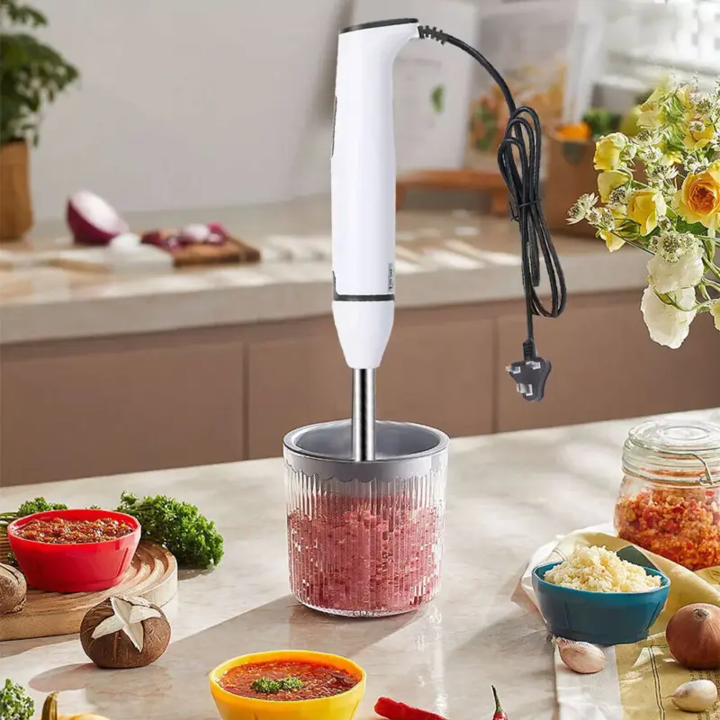 400W Hand Blender Electric Stick Blender Curry Fruit Food Mixer Juice Cream Tool 3