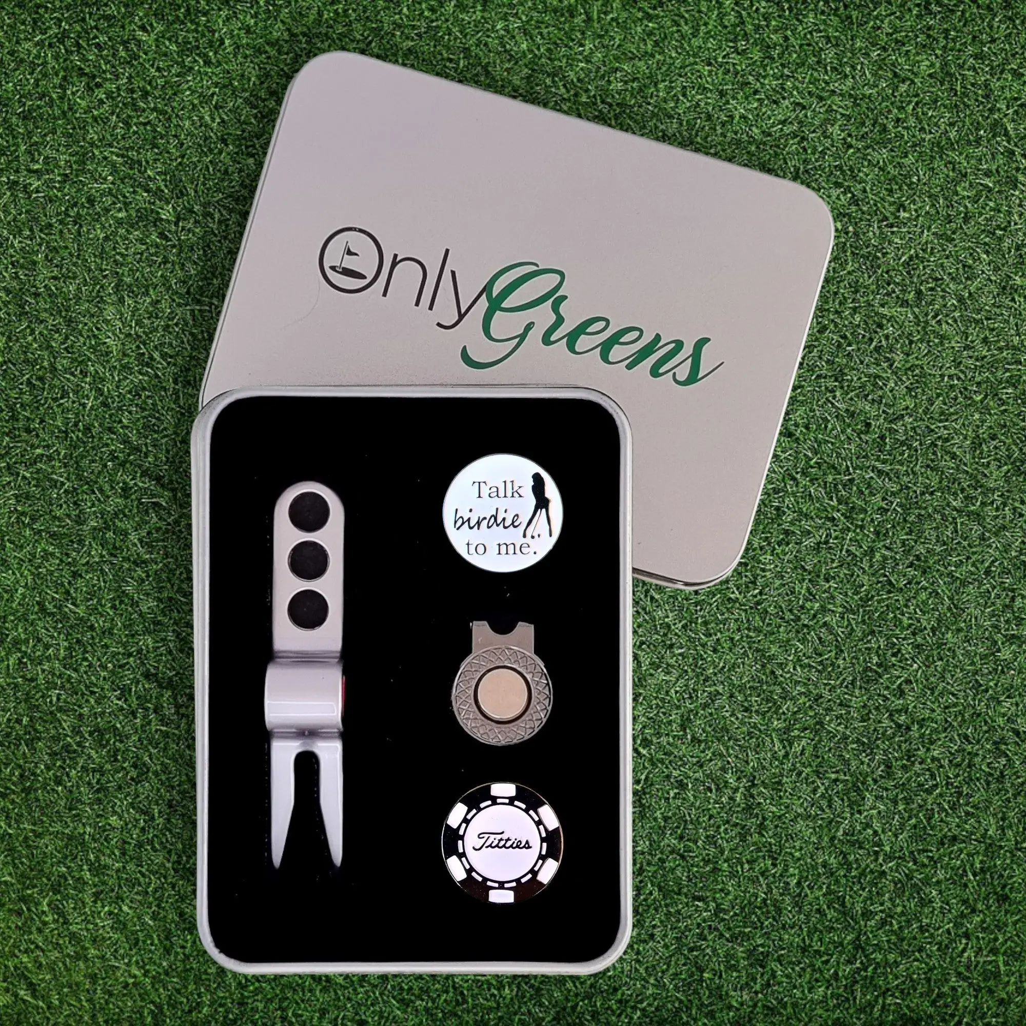 Scotty Divot Tool & Ball Marker Gift Set - Novelty | Complete in Gift Tin