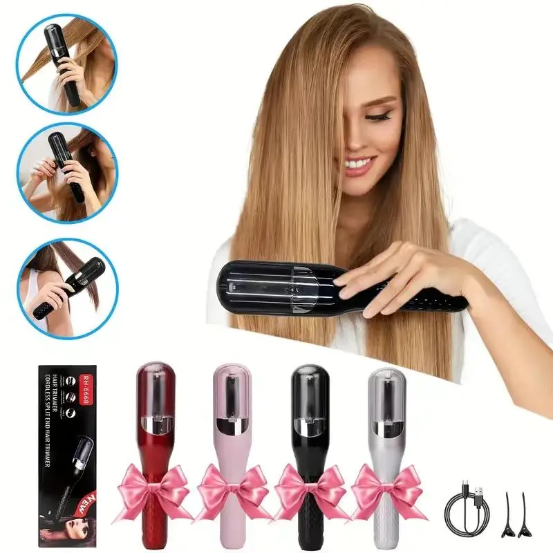 Automatic Hair Split End Trimmer Device, Cordless Hair Cutting Tool For Dry, Damaged & Brittle Split Ends Removal, Suitable For Men And Women, Hair care Salon Equipment 6