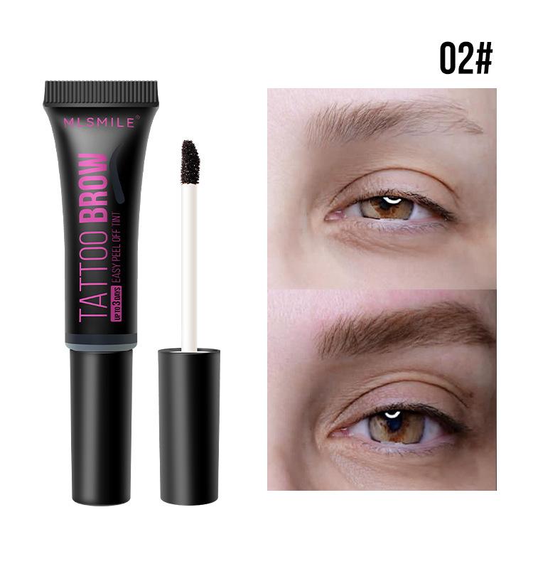 Product Introduction of Peel Off Eyebrow Gel Long Lasting Waterproof Anti-sweat High Quality Easy Peel-off Non Smudged Three Color Eyebrow Cosmetics New 9