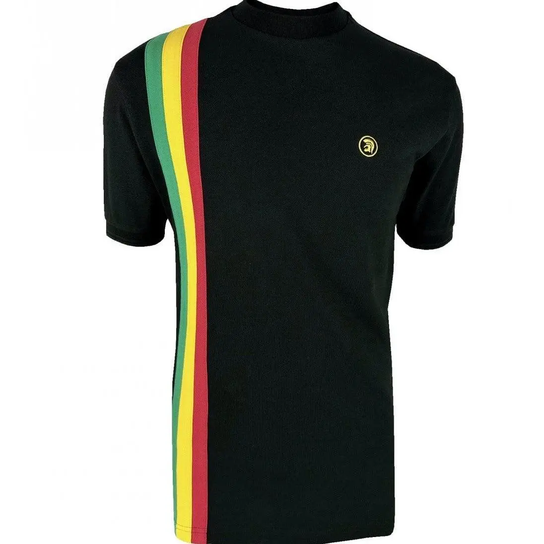Trojan Records Racing Stripe T-Shirt Black