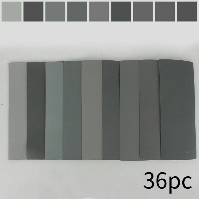 36Pcs Wet and Dry Sand Paper Mixed Assorted Grit 400-3000 Car Paint Sandpaper UK 7