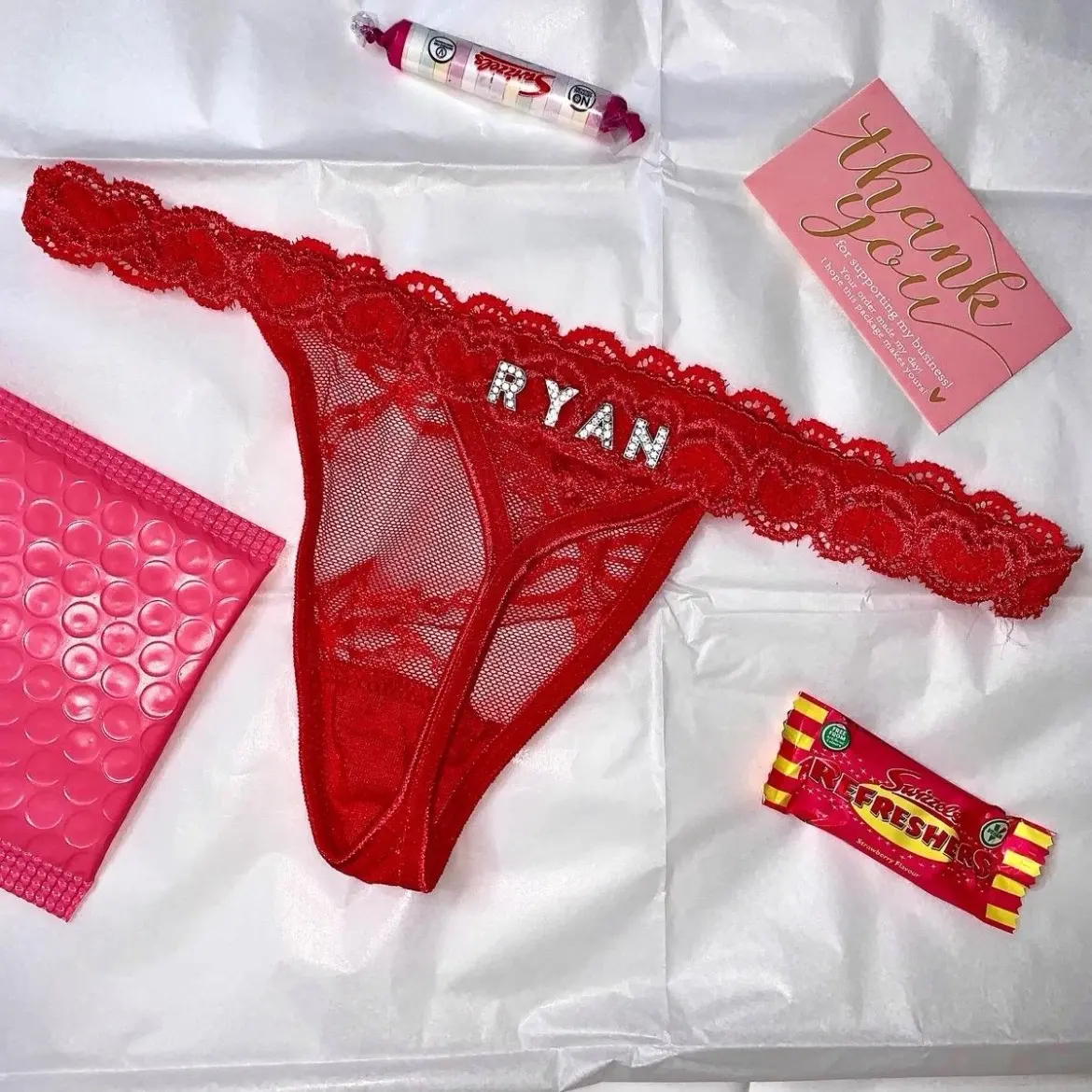 Personalised thongs