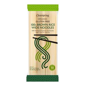 Clearspring Organic Gluten Free Brown Rice Wide Noodle 200g