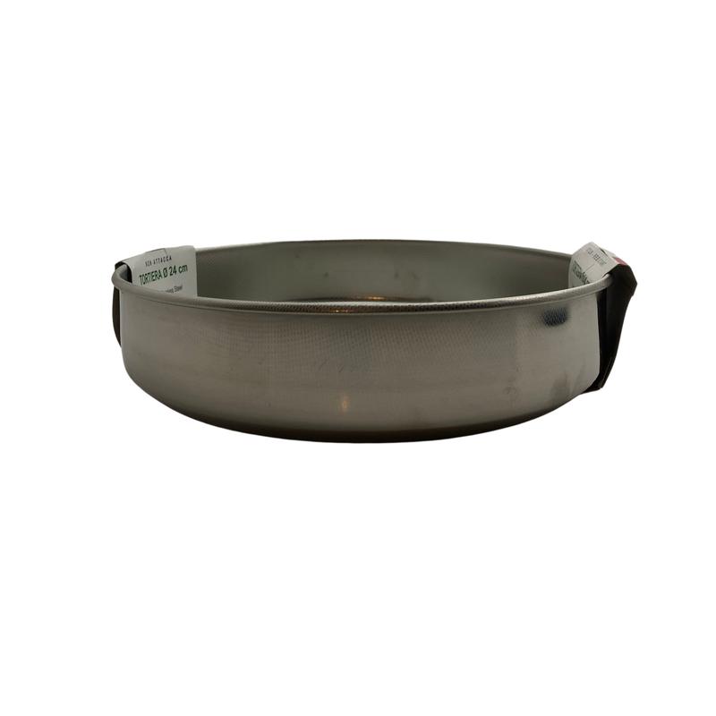 Round Oven Tray 24 cm Stainless Steel 18/10 2