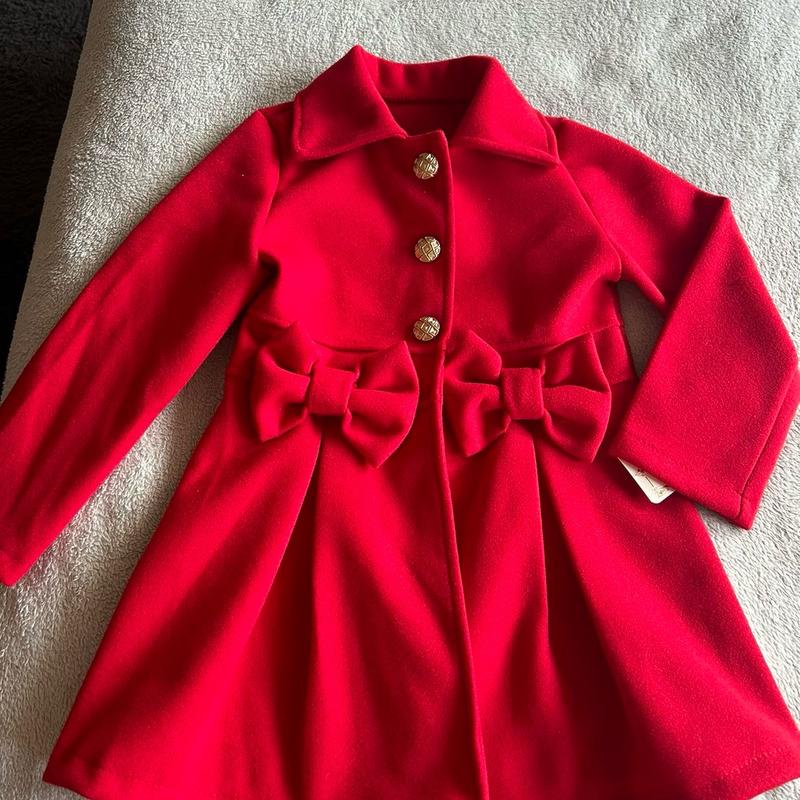 STYLUXEYOUNGER - DEMI - KIDS DRESS BOW COAT 0