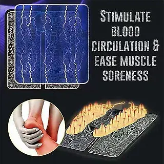 Electric ROMOTE Foot Massager Mat for Blood Circulation Relief Pain with LED and USB - Comfort 4
