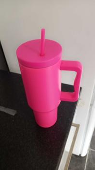 Product Review of [UK Local] 40 oz Tumbler with Handle and Straw, Insulated Stainless Steel Tumbler, Double Vacuum Travel Mug Coffee Cup Drinkware Flasks from ♥**️ 1