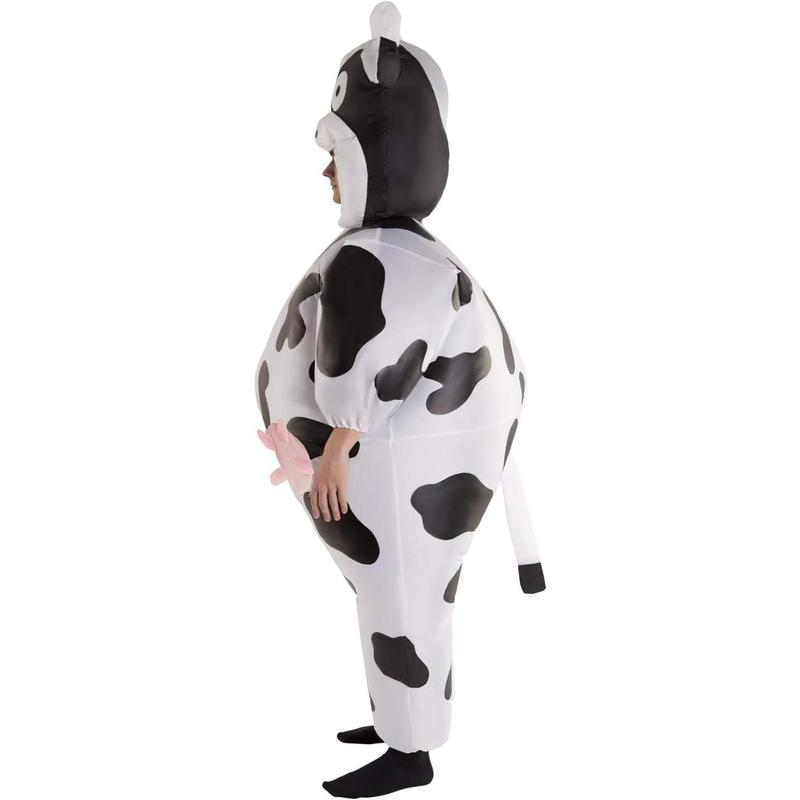 Morph Inflatable Cow Costume Adult, Cow Costume, Inflatable Cowboy Costume Adult, Cow Blow Up Costume, Cow Fancy Dress Adult 1