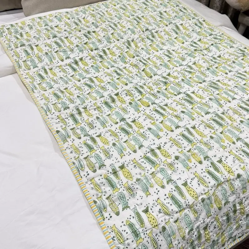 100% Cotton Baby Blanket 90x120 - Soft and Cozy - Baby Quilt 2