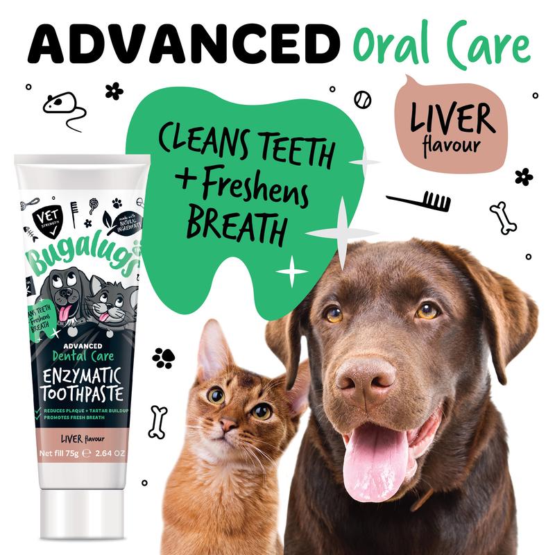 BUGALUGS PET CARE Advanced Enzymatic Toothpaste (Liver Flavour) for Dogs & Cats - Pet Care 6