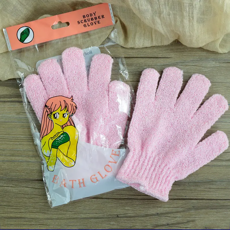 Exfoliating Bath Gloves, Deep Clean & Smooth Skin Instantly, 6 sets, exfoliating&shower gloves. 5