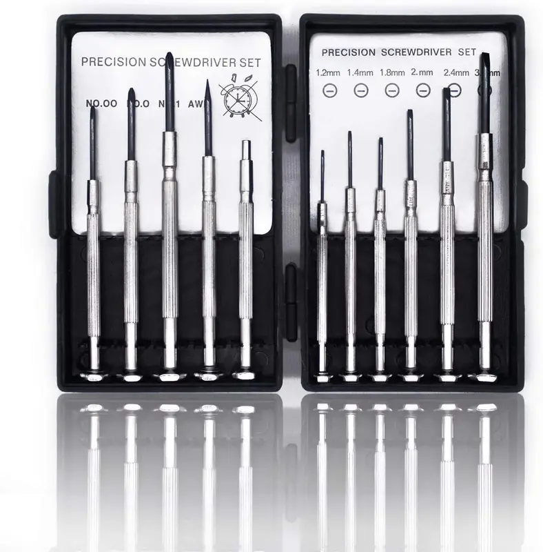 Bizwizz Mini Screwdriver Sets,Small Screwdriver Set Eyeglass Sunglass Repair Interchangeable Torx Screwdrivers Sets, Watch Repair Kit, Laptop Repair Tool kit, Precision Tools 0