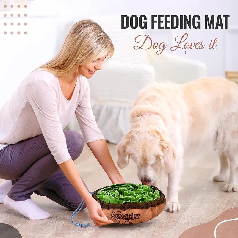Snuffle Mat for Dogs & Puppies - Washable Training Puzzle Toy for Large & Small Dogs - Game for Boredom & Feeding Mat for Dogs Brain Stimulation & Stress Relief - Pet Foraging Mat for Smell Training 8