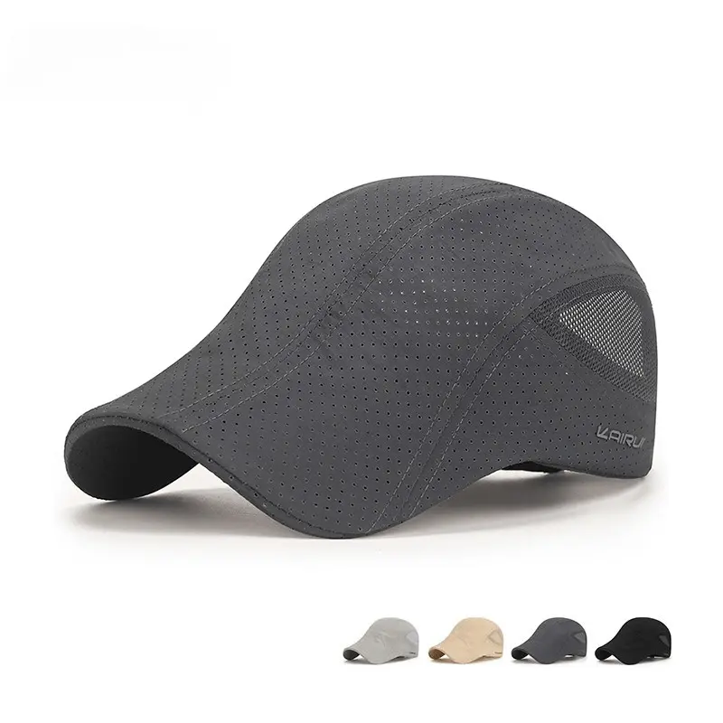Breathable Casual Beret Adjustable Outdoor Sun Hat For Men