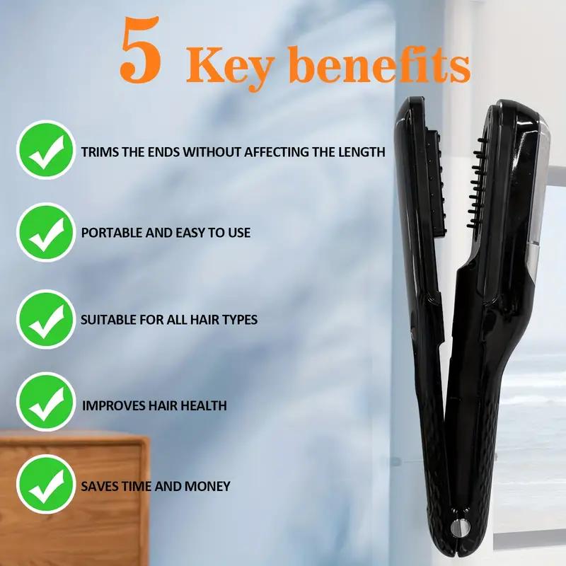 Product Introduction of Automatic Hair Split End Trimmer Device, Cordless Hair Cutting Tool For Dry, Damaged & Brittle Split Ends Removal, Suitable For Men And Women, Hair care Salon Equipment 1