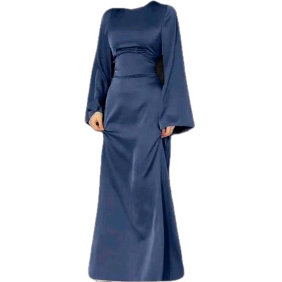 Laylah لَيْلَة Silk Satin glam abayas in minimalist style 7