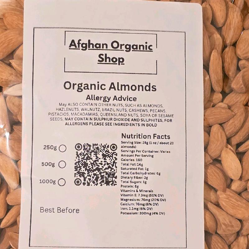 afghani almond Organic Nut 4