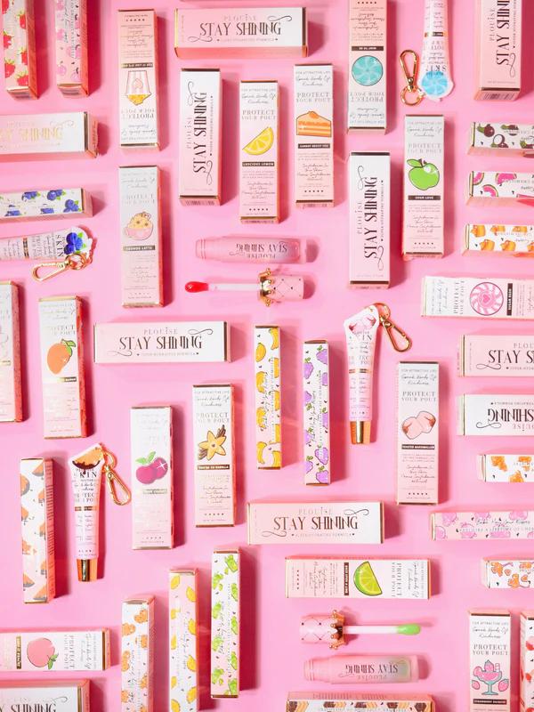 P Louise Bad Bitch Energy Lip Duo - Strawberries & Cream - Gloss - Lipgloss Lip Care Lipstick Lipgloss Hydrate Makeup Lip Oil Oil Moisture Luxury Glossy Cosmetic Daily Scent 2