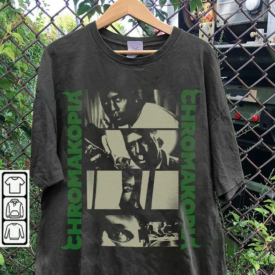 BlvckStyle Vintage Tyler The Creator Shirt, Chromakopia Album Tour Gildan Heavy Cotton