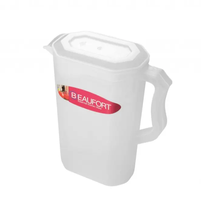 Fridge Jug Plastic Water Milk Juice Drink Container Lid 2 Litre