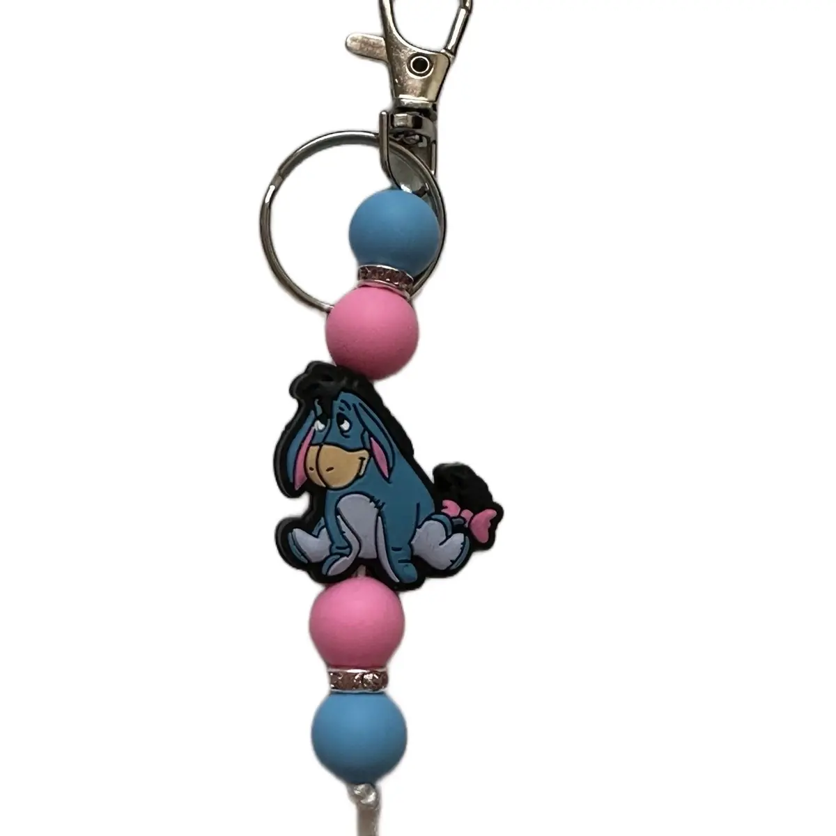 Eeyore Beaded Keychain