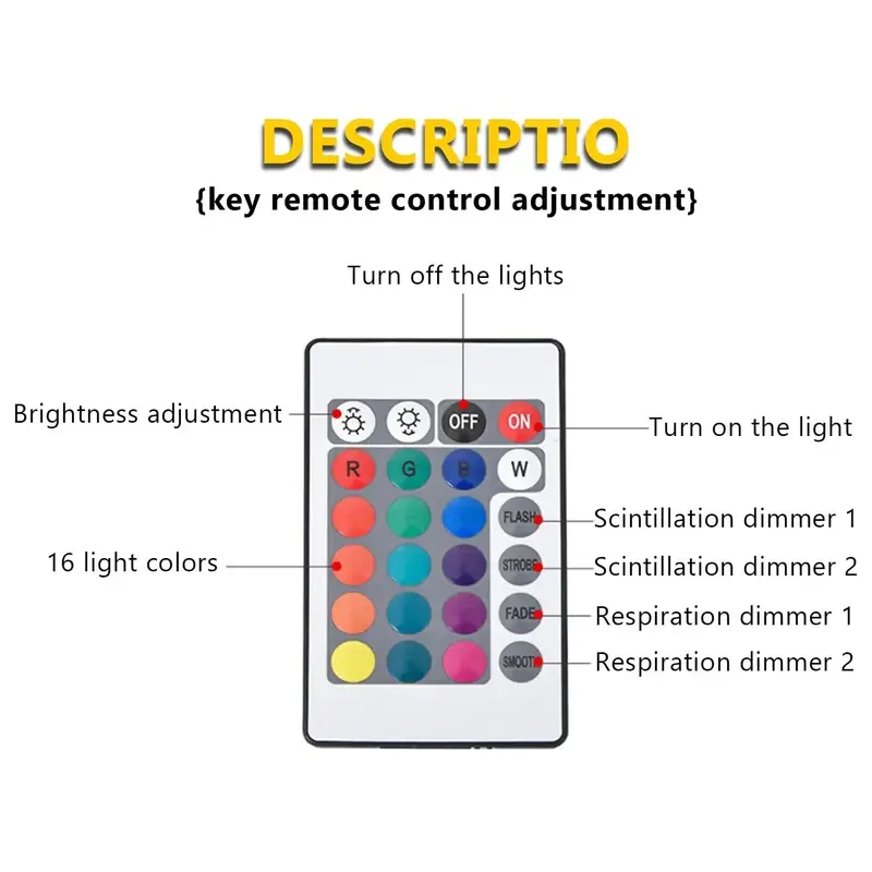 Ocean Wave Projector Light 16 Colors Midnight Aura Aurora Glow Lamp Home Office Bar Restaurant Underwater Projector Night Light 6