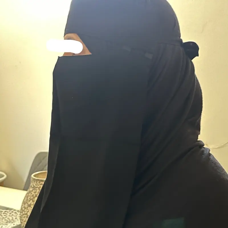 Black Chiffon Niqab 1