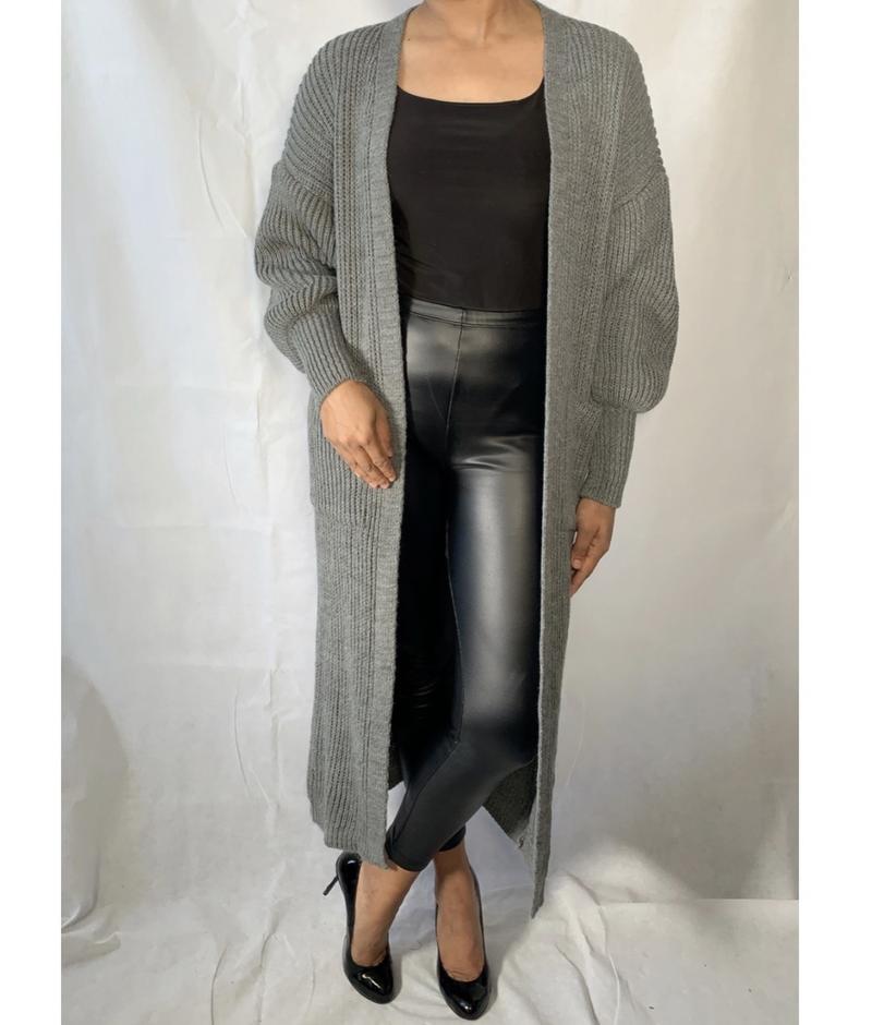 Product Introduction of Balloon sleeve maxi cardigan 6