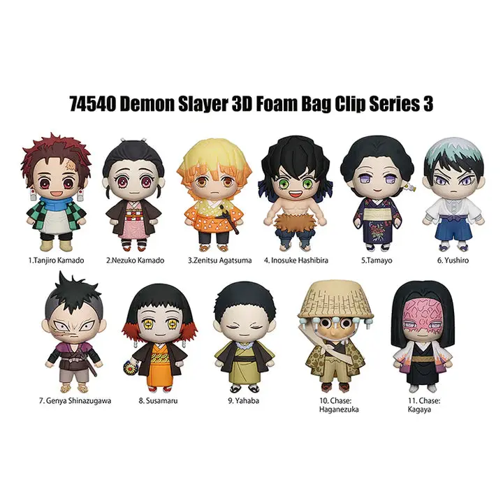 Demon Slayer Series 3 3D Collectable Keychain 1