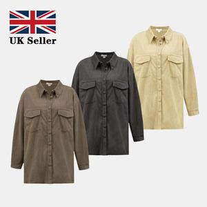 Chichero Loose Fit Corduroy Shirt Jacket