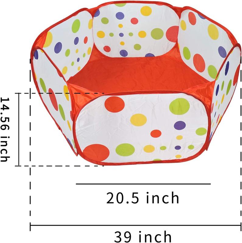 Small Animal Playpen, Portable Outdoor Exercise Fence Pop-Up Yard Fences, Foldable Pet Tent Play Pen for Guinea Pig, Hamster, Chinchillas and Hedgehogs, Rabbits (Red) 1