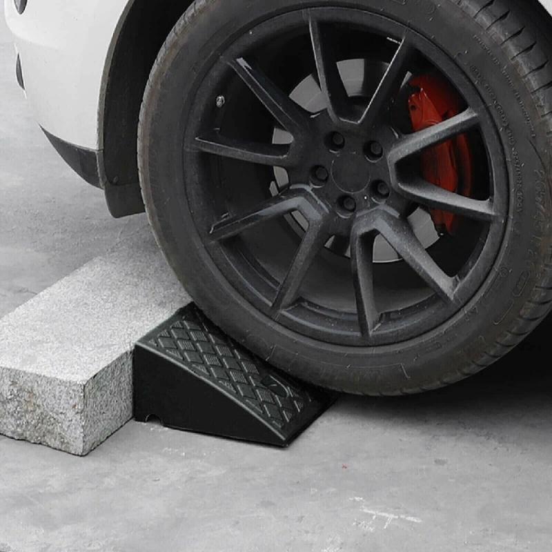 Vehicle Slope Ramp Universal Heavy Duty Rubber Kerb Ramps Car Bikes Threshold 2