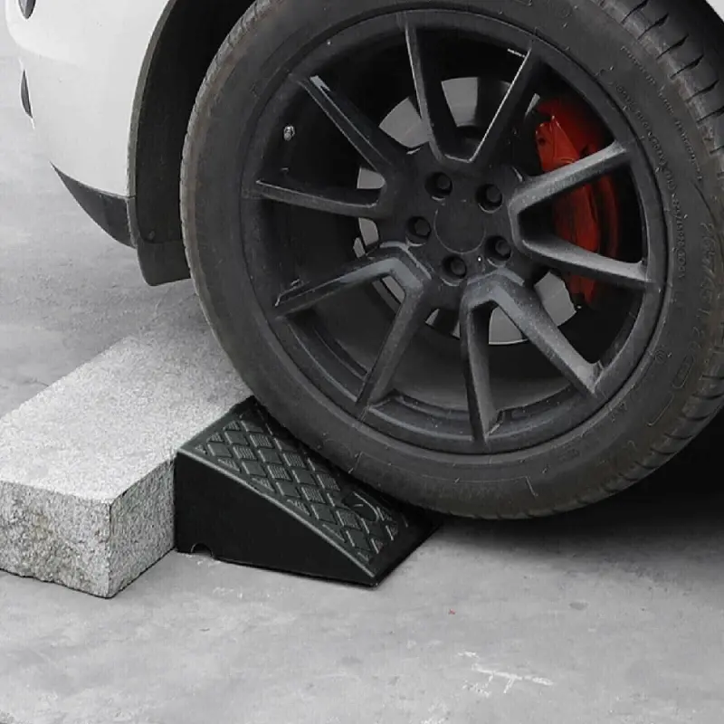 Vehicle Slope Ramp Universal Heavy Duty Rubber Kerb Ramps Car Bikes Threshold 2